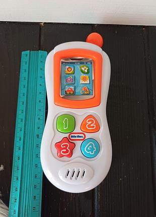 Детский интерактивный игрушечный телефон бренда little tikes