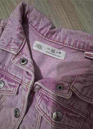 Сукня для дівчинки zara джинсова 3