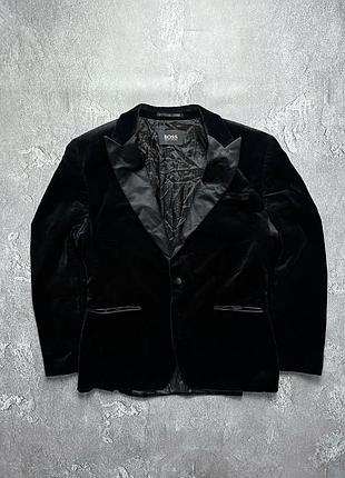 Vintage винтажный велюровый пиджак hugo boss хьюго босс size xl размер хл