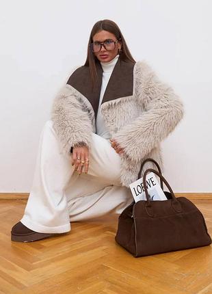 Двухсторонняя шубка-дублянка- must have сезона