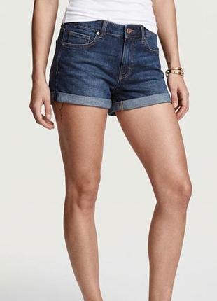 Классические джинсовые шорты h&amp;m &amp;denim с отворотами/43