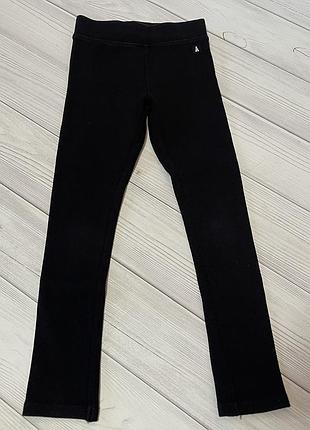 Лосини для дівчинки zara чорні в рубчик