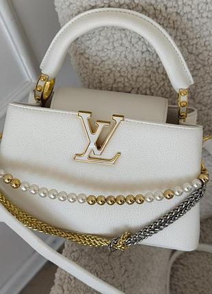 Сумка louis vuitton capucines east-west 🧡