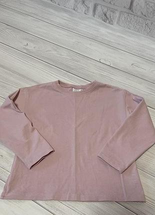 Реглан для дівчинки zara рожевий лонгслів