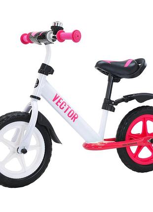 Беговел велобег детский balance tilly vector t-21256/1 rose колеса eva 12 дюймов