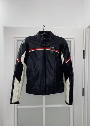 Женская кожаная куртка ducati meccanica size 42 (small)