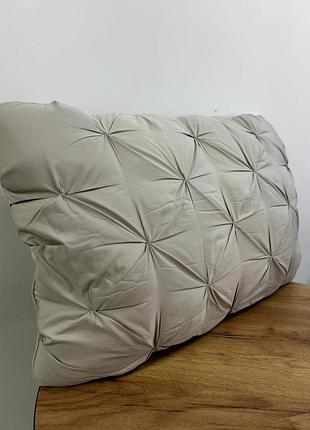 Подушка "тісто" 50х70 євро colorful homе сірий