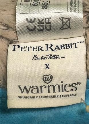 Peter rabbit beatrix potter - мягкая плюшевая игрушка-грелка для микроволновки - кролик питтер - 45 см 5