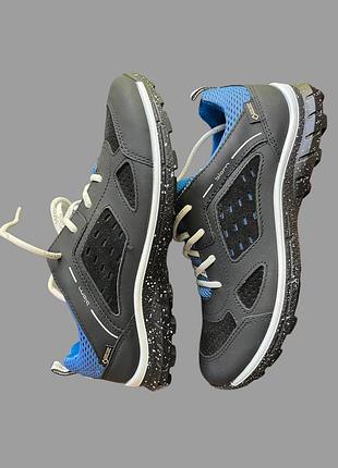 Кросівки жіночі ecco biom gore-tex, сірі, 36-37 розмір, натуральна шкіра/текстиль, стан нових.