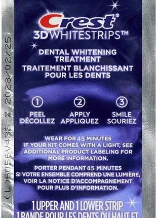 Оригинальные crest 3d whitestrips professional effects white, 10 упаковок