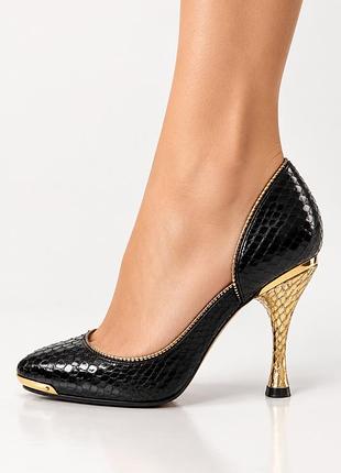 Versace італія оригінал  туфлі лодочки з пітона р.36,5 (23,5 см)