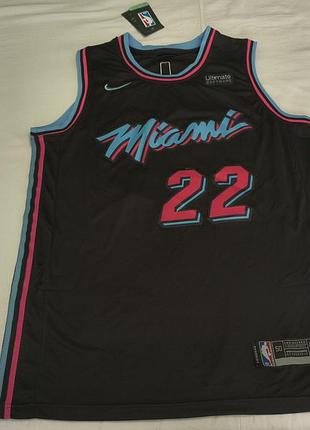 Nike nba miami heat butler No22 - фанатская клубная баскетболная майка-препятственная маями - батлер No22 - l