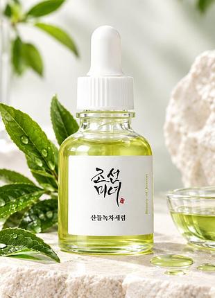Успокаивающая сыворотка beauty of joseon – calming serum green tea + panthenol, 30 мл