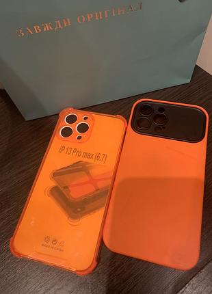Чехол на iphone 13 pro max прозорий силікон та під 17 pro max