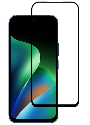 Защитное стекло lux для xiaomi redmi 17 полная проклейка черный