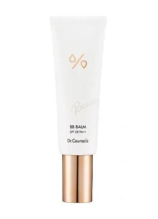 Стойкий бб крем-бальзам с матовым финишем dr.ceuracle recovery bb balm spf 28 pa ++, 45 мл