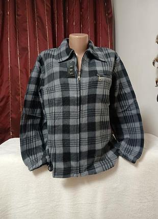 Женская флисовая кофта на молнии новая s&amp;l fashion l/xl размер