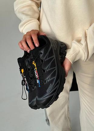 Трендові кросівки salomon s/lab xt-6 "triple black" | 36, 39–45