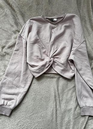Жіночий світшот h&m бузковий