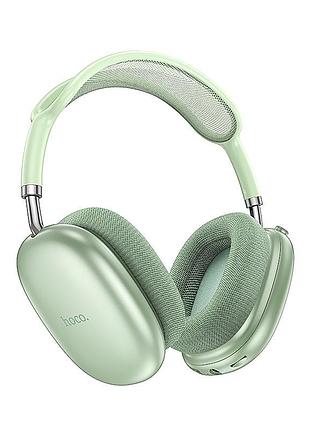 Беспроводные накладные наушники hoco w55 pleasing bt headphones green