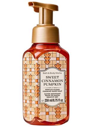 Мыло-пенка для рук bath & body works sweet cinnamon pumpkin foaming soap 259 мл