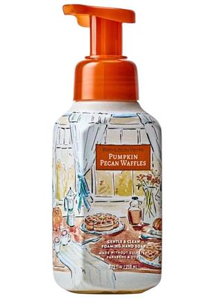 Мыло-пенка для рук bath & body works pumpkin pecan waffles foaming soap 259 мл