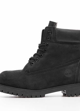 Ботинки черные timberland black тимберленды мужские 44