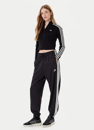 Брюки женские черные 3-stripes adidas