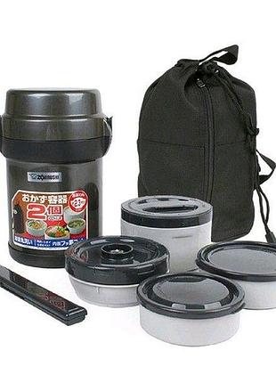 Набор для ланча zojirushi sl-jaf14hg 1.23l
