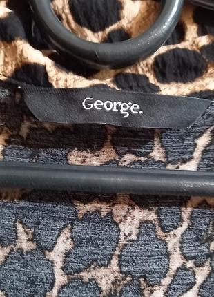 George - блузон в анимал. принт 🤎🖤 вискоза🤎🖤 бренд 🤎🖤 морокко 🤎🖤 8