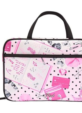 Косметичка pink victoria’s secret travel toiletry bag pink tulip iconic makeup