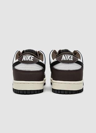 Nike dunk low next nature brown/white 4