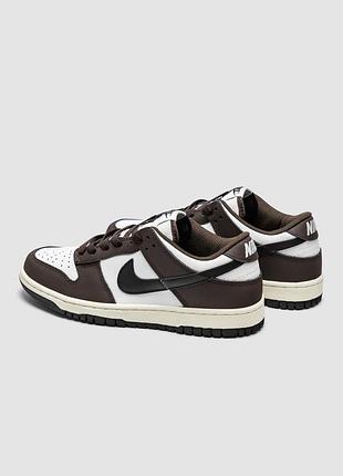 Nike dunk low next nature brown/white 5