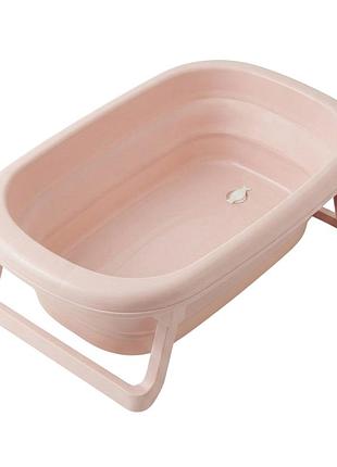 Ванна детская складная foldable bathtub с термометром, velano rose