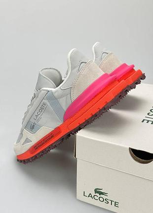 Lacoste elite active w pale grey coral 2