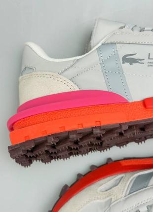Lacoste elite active w pale grey coral 3
