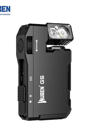 Универсальный карманный edc фонарь wuben g5 rgb black | 400 lm | 82 м