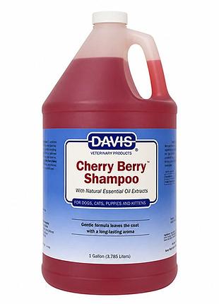 Шампунь для собак и котов davis cherry berry дэвис черри харри концентрат на розлив