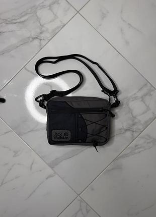 Сумка через плече jack wolfskin месенджер крос-боді оригінал