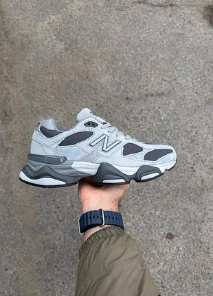 Кроссовки new balance 9060 термо цвет-серые материалы: натур. замш + утепление сезон: осень-зима заказ принимаем по размеру стельки.