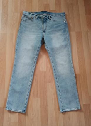 Базовые классические мужские голубые джинсы levi's 511