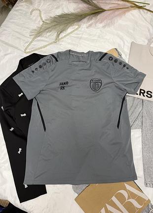 Сіра спортивна футболка jako champ 2.0 fc sc cham