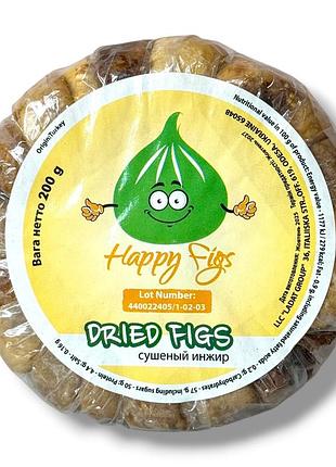 Инжир сушеный happy figs «dried figs», 200 г