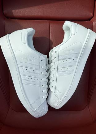 Adidas superstar classic all white