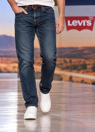 Джинси чоловічі levi's сині, розмір l, бавовна (денім)