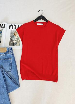 Безрукавка zara 100% шерсть 3
