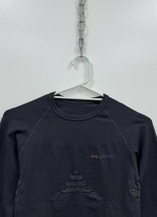 Термо кофта лонглсів x-bionic energizer  compression long sleeve black 2