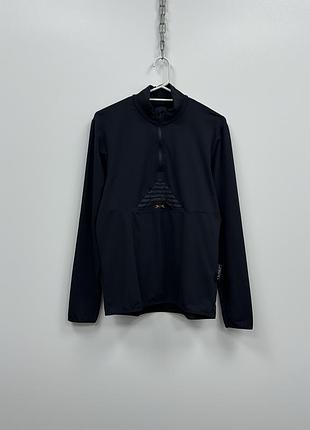 Компресійна кофта для бігу x-bionic humdinger trail running compression half-zip long sleeve black