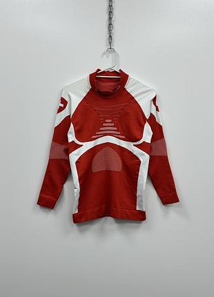Компресійна термо кофта x-bionic patriot switzerland energy accumulator 4.0 compression long sleeve red/white