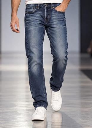 Джинси чоловічі levi's сині s бавовна